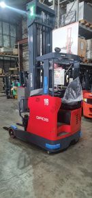 Ричтрак электроштабелер 1.6 тонн GROS MFZ-L16H с высотой подъема до 10.5 метров (завод MIMA)